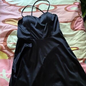 Navy Blue Mini Dress